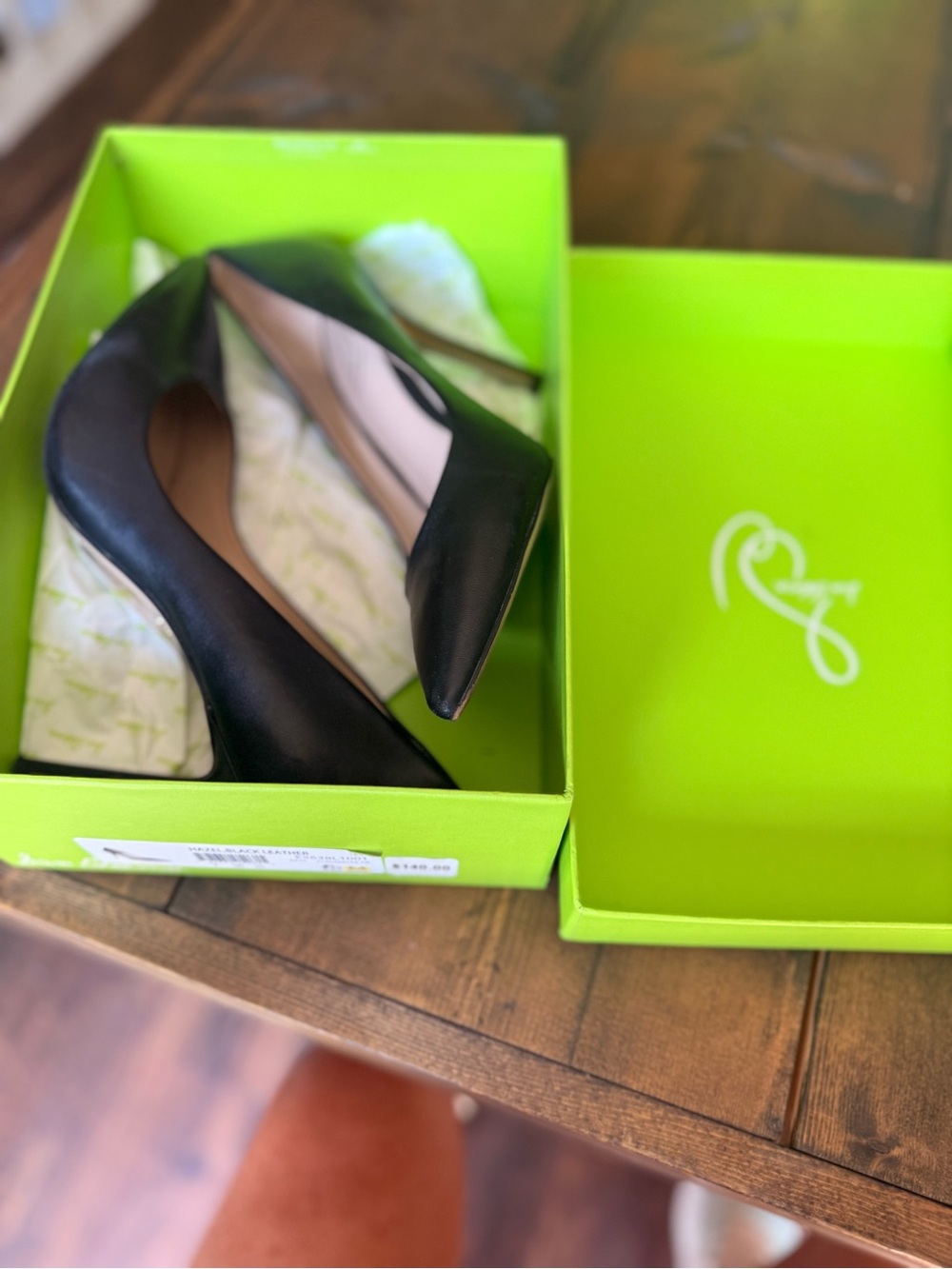 Sam Edelman Black Pointed-Toe Pumps - Picture 7 of 8